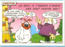 DUPA   carte postale BD  CUBITUS   état TOP Ed. 36 BIS . 1995