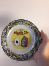 Vintage 1970s Atlantic City Casino Plate EUC