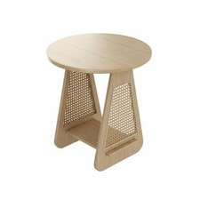 Guéridon Rond à Deux Niveaux