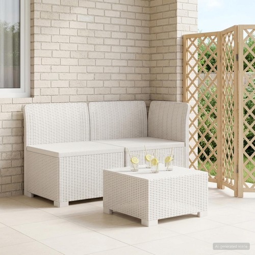 Canapé jardin look rotin - de,