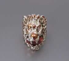 Bague Gucci tête de lion en