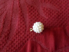 Pendentif perles fines