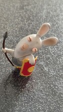 FIGURINE LAPIN CRÉTIN  HAUTEUR ENVIRON 6 CM MARQUAGE :  UBISOFT-R