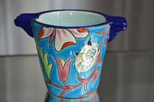 CENDRIER EN FAIENCE ET EMAUX