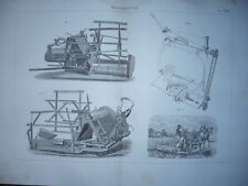 GRAVURE 1880 MATÉRIEL