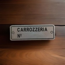Data Plate ID Carrozzeria