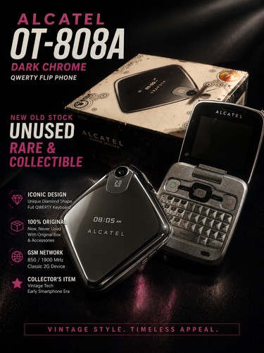 Vintage alcatel 808a dark - vintage,