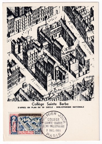 France carte maximum 1960 - carte,