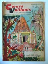 COEURS VAILLANTS N°27 DU 6/07/1958   Le temple perdu