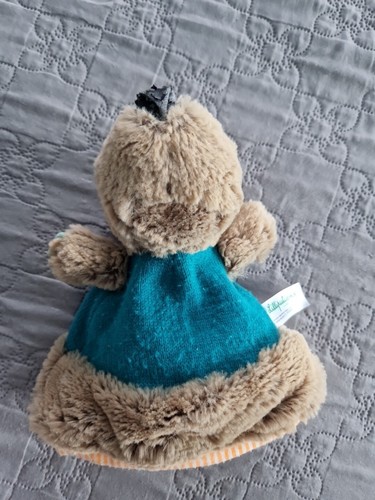 Doudou ours césar - beige, bleu