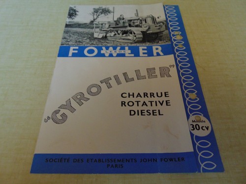 Prospectus brochure tracteur - tracteur, a