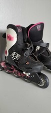 Rollers fille avec protections - Marque Oxelo - Pointure 34-36 - bon état.