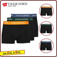 Three elastic cotton underwear boxer plus size for men. Big and tall. Big size