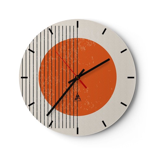 Horloge murale verre - en,