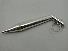 Pipette à vin, argent massif