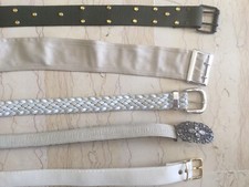 ABACO & AUTRES: CHOIX DE CEINTURES FEMME BEIGE, NUBUCK, TOILE KAKI, TRESSÉES...