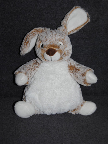 Doudou lapin blanc beige - 🍀doudou,