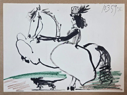 Lithographie couleur après - couleur, d'après