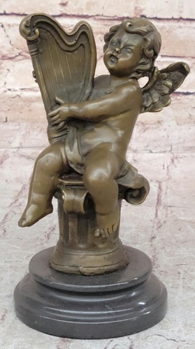 Sculpture bronze un ange - bronze,
