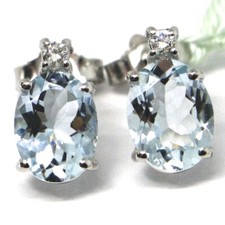 Boucles D'oreilles Or Blanc