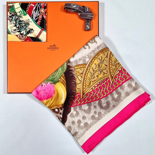 Rare vintage foulard - en, soie