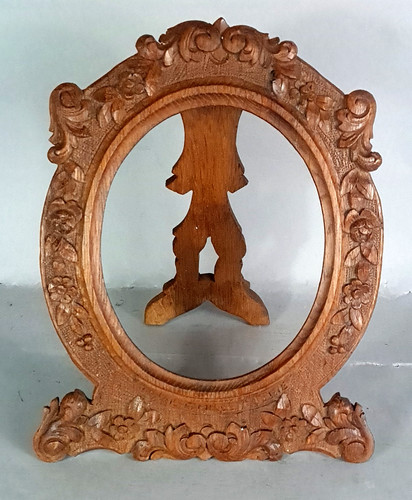 Cadre ancien ovale 30x23 - , cm