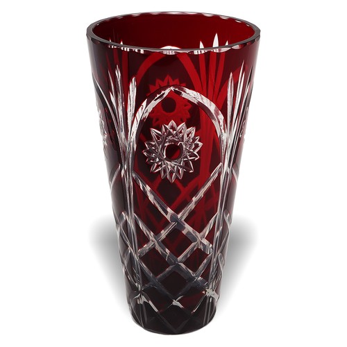Crystal bohemia vase - crystal,