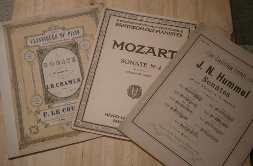 Lot sonates partitions - 3,