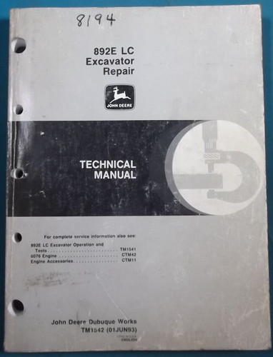 John deere 892e - john, lc