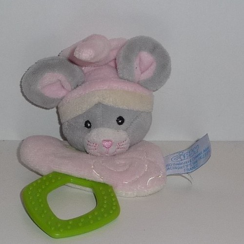 Doudou hochet souris gipsy - hochet,