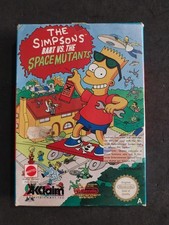 The Simpsons Bart Vs The Space Mutants Nintendo Nes Pal À Mattel Eng Utilisée