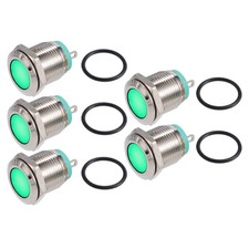 5Pcs Voyant LED 12mm 12V Lampe