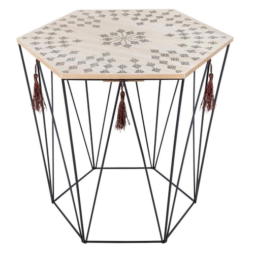 Table café octogonale en - table,
