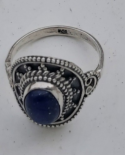 Bague argent 925 pierre - en, et