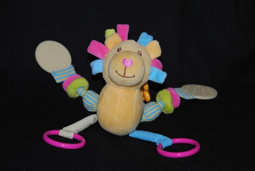Peluche doudou lion girafe - peluche,
