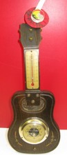 baromètre thermomètre, guitare, musique 30 cm, déco bar  resto