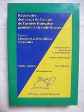 Répertoire des corps - , de