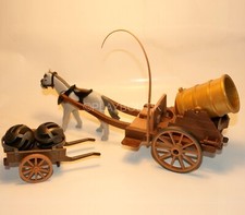 PLAYMOBIL SOLDAT - attelage d'artillerie royal - canon - 3111 - très bon état