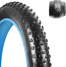 60 TPI Fat Bike Tire, 26 X 4.0/20 X 4.0 Folding Bead Tire for Electric Bike, Com