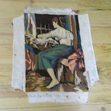 Vintage tapisserie femme - tapisserie, la