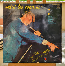 D - Johnny Hallyday  Salut Les Copains LP 33T Fra 1961  Label Vert Média N.Mint.