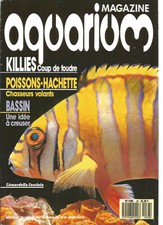 AQUARIUM MAGAZINE N°38 CYPHOTILAPIA FRONTOSA / POISSONS-HACHETTES / APISTOS