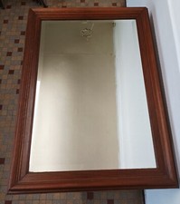 Ancien Grand Miroir 106x77 Cm