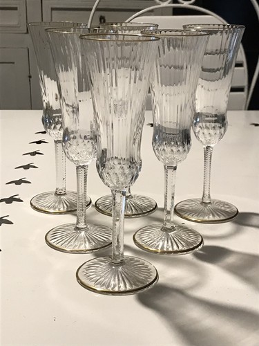 Cristal louis 6 flûtes - de,