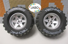 ( C 3 ) 2 x pneus de roue Lego