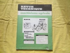 Tracteur FENDT Farmer S et LS 105 / 106 / 108 -- Moteur MWM D 226.4 et D 226.4.2