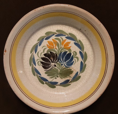 Assiette faïence décor - assiette,