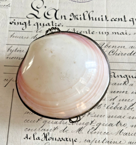 Boîte chapelet ancienne - boîte, en