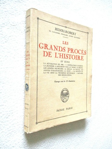 Les grands proces - les, de