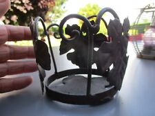 Présentoir Support à Bouteille de Vin à Table Bar Bistrot Tôle Feuille de Vigne